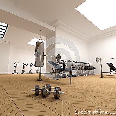 Gymnasium Stock Photo