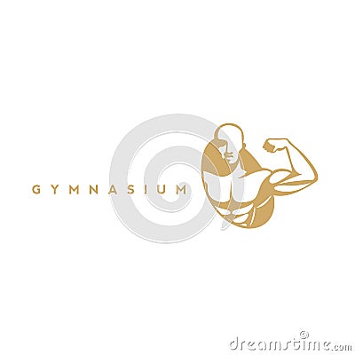 Gymnasium icon, fitness and health, muscle, protein, vector illustration Vector Illustration