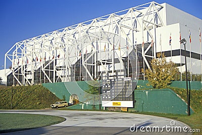 Gymnasium at Lake Placid, NY, home of the 1980 Olympics Editorial Stock Photo