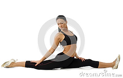 Gymnastic girl Stock Photo