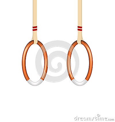 Gymnastic rings Vector Illustration