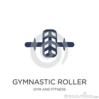 Gymnastic Roller icon. Trendy flat vector Gymnastic Roller icon Vector Illustration