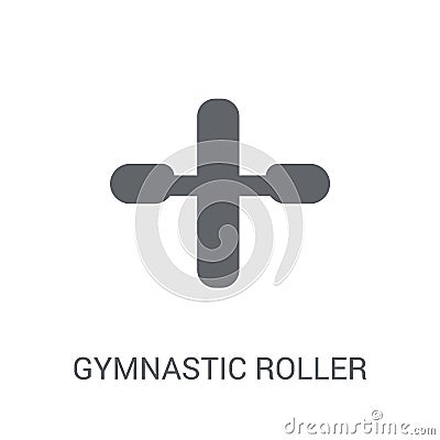 Gymnastic Roller icon. Trendy Gymnastic Roller logo concept on w Vector Illustration