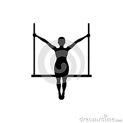 Gymnastics Icon Vector Illustration