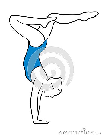 Gymnastics: Women Vector Illustration