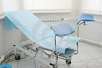 Gynecological chair Stock Photo