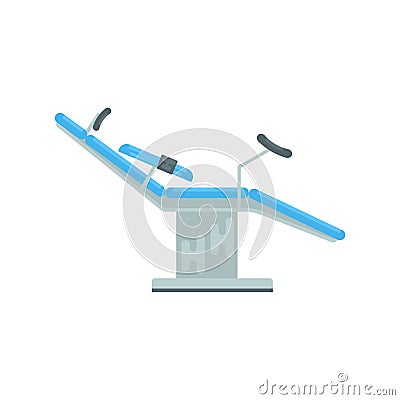 Gynecological chair, medical equipment vector Illustration Vector Illustration