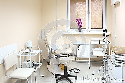 Gynecological chair Stock Photo