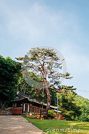 Gyodong Island Hwagaesa temple in Ganghwa-gun, Incheon, Korea Editorial Stock Photo