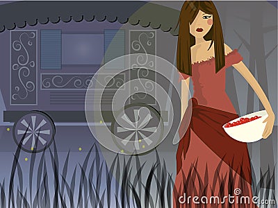 Gypsy caravan Stock Photo