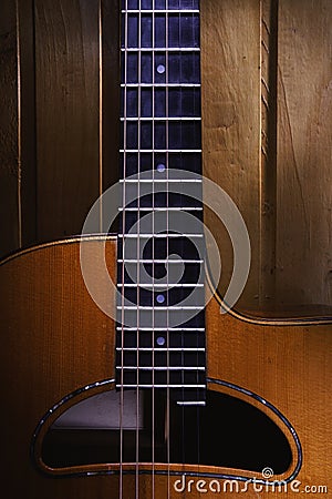 Gypsy Jazz Acoustic Guitar Stock Photo