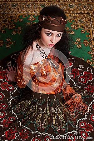 Gypsy woman Stock Photo