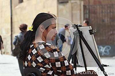 Gypsy woman Editorial Stock Photo