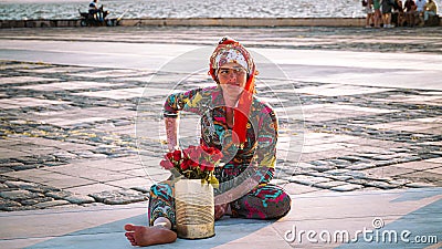 A gypsy woman Editorial Stock Photo