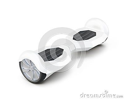 Gyro scooter isolated on a white background. Stock Photo