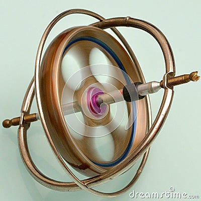 Gyroscope in color Stock Photo