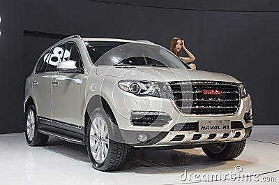 2013 GZ AUTOSHOW-HAVAL H8 SUV Editorial Stock Photo