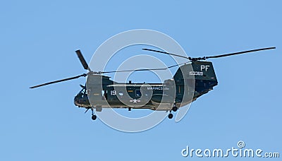 H-46 Chinook Helicopter Editorial Stock Photo