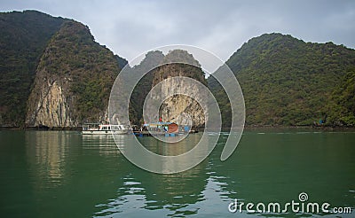 Ha Long Bay northeast Vietnam - UNESCO World Heritage Site Stock Photo