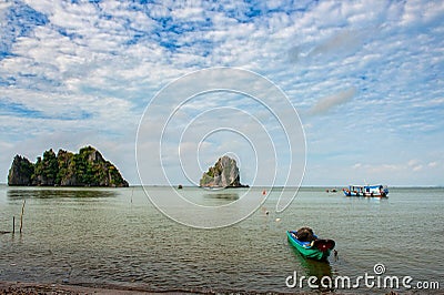Ha Tien Beach Stock Photo