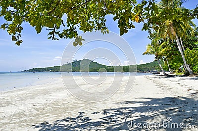 Haad Sivalai beach on Mook island Stock Photo