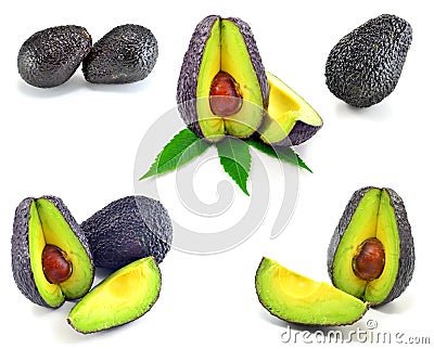 Haas avocado selection Stock Photo