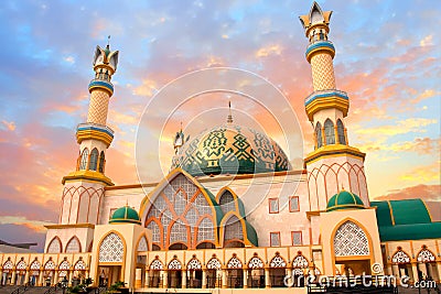 Habbul Wathan Mosque in Lombok Indonesia Stock Photo