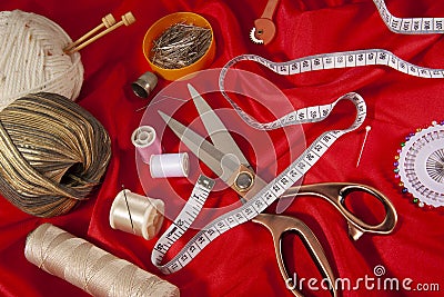 Haberdashery - Dressmaking Stock Photo