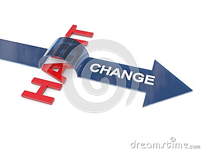 Habit and change Stock Photo