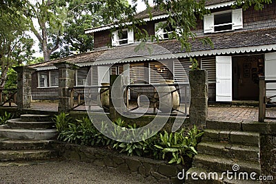 Habitation Clement in Martinique Stock Photo