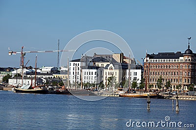 Habour view of helsinki Editorial Stock Photo