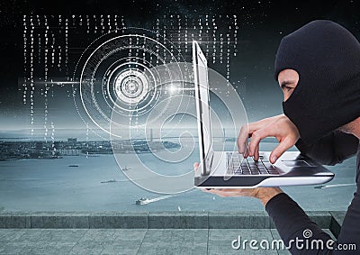 Hacker Code overlay_Hacker Code overlay_0128 Stock Photo