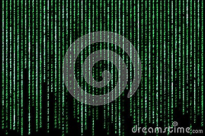 Hacker concept. computer character codes. Stock Photo