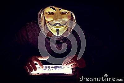 Hacker fight Editorial Stock Photo