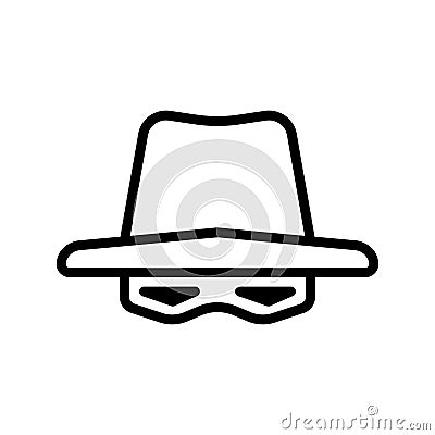 Hacker icon vector design template basic RGB Vector Illustration