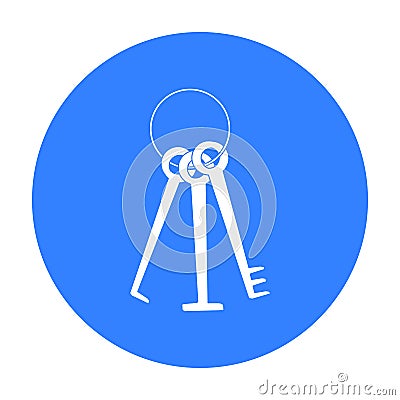 Hacker`s lockpicks icon in outline style isolated on white background. Hackers and hacking symbol stock vector Vector Illustration