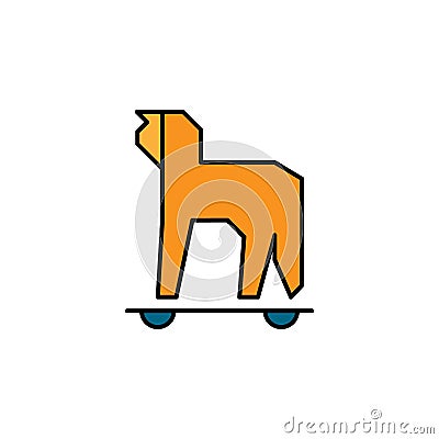 Hacker, spyware icon. Can be used for web, logo, mobile app, UI, UX Stock Photo