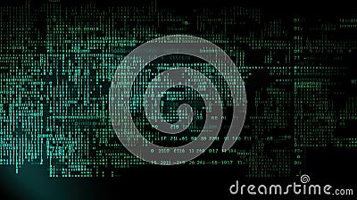 Hackers screen program code. Beautiful illustration picture. Generative AI Cartoon Illustration