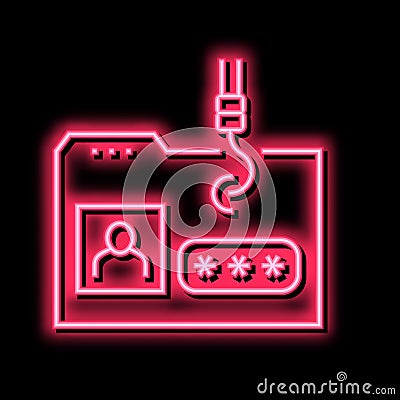hacking user folder color icon vector illustration Vector Illustration