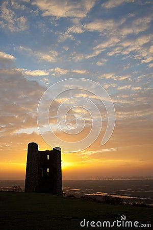 Hadleigh Castle Stock Photo