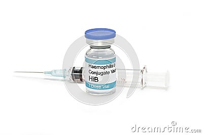 Haemophilus B Vaccine Stock Photo