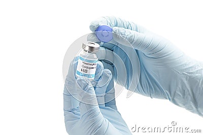 Haemophilus B Vaccine Stock Photo