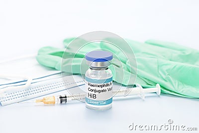 Haemophilus Vaccine Stock Photo