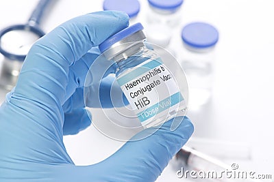 Haemophilus Vaccine Stock Photo