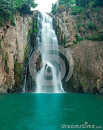 Haew Narok (chasm of hell) waterfall, Kao Yai national park, Thailand Stock Photo