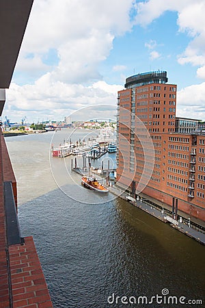 Hafen City in Hamburg Editorial Stock Photo