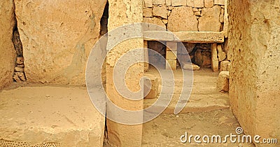 Hagar Qim Temples, Malta Stock Photo