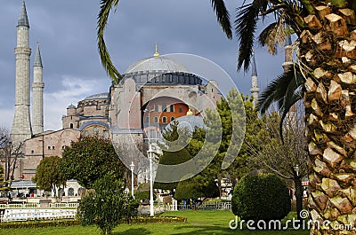 Hagia Sophia (Aya Sofia) Mosque Stock Photo