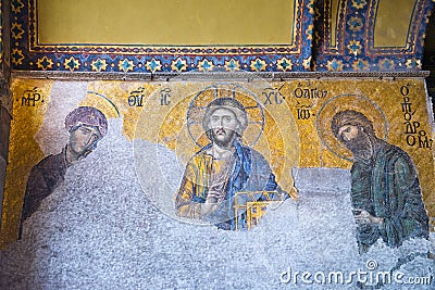 Hagia Sopia Church Museum, Travel Istanbul, Turkey Editorial Stock Photo