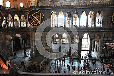 Hagia Sopia Church, Museum, Travel Istanbul Turkey Editorial Stock Photo